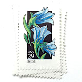 "Harebell Postage Stamps | American Wildflower Series | Blue Flower | Botanical | Vintage Unused USPS Postage 29c | Pack of 10" - Postage Stamps in blue by Heritage Post House