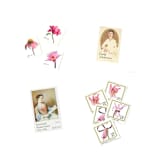 "Romantic Spring Vintage Postage Set // Set of 5 // 79 Cents" - Postage Stamps in pink by Flourish Fine Writing