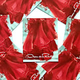 "Oscar de la Renta Red Dress Postage Stamps | ODLR | Fashion Designer | Wedding Stamps | Unused USPS Forever Stamp | Pack of 5" - Postage Stamps in red by Heritage Post House