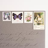 "Butterfly Garden Postage Set // Set of 5 // $2.52 in postage" - Postage Stamps in green by Flourish Fine Writing