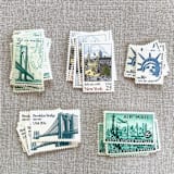 "New York Vintage Postage, 10 Sets" - Postage Stamps in multicolor by Jennifer Kramer
