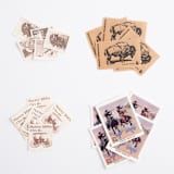 ""Meet Us Out West" Postage Stamp Set // Set of 5 // $.76 in postage per set" - Postage Stamps in natural by Flourish Fine Writing