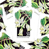 "Smooth Solomon's Seal Postage Stamps | American Wildflower Series | White Flower | Botanical | Vintage Unused USPS Postage 29c | Pack of 10" - Postage Stamps in white by Heritage Post House