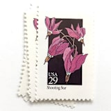 "Shooting Star Postage Stamps | American Wildflower Series | Pink Flower | Botanical | Vintage Unused USPS Postage 29c | Pack of 10" - Postage Stamps in pink by Heritage Post House