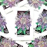 "Passionflower Postage Stamps | American Wildflower Series | Purple Flower | Botanical | Vintage Unused USPS Postage 29c | Pack of 10" - Postage Stamps in purple by Heritage Post House