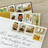 "$1.07 . Southwest Desert vintage postage stamp variety pack . Set of 5" - Postage Stamps in multicolorassorted-colors by Kristen Melchor