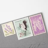 "29 Cent Lavender Postage Stamps // Set of 5 // UNUSED Vintage Stamps" - Postage Stamps in purple by Flourish Fine Writing