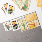 "3 Cent California Statehood Stamps // Set of 10 // UNUSED Vintage Stamps" - Postage Stamps in yellow by Flourish Fine Writing