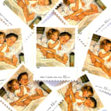 "Mary Cassatt's "Breakfast in Bed" Postage Stamps | Four Centuries of American Art Series | Vintage Unused USPS Postage 32c | Pack of 10" - Postage Stamps in natural by Jennifer Kramer