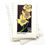 "Marsh Marigold Postage Stamp | American Wildflower Series | Yellow Flower | Botanical | Vintage Unused USPS Postage 29c | Pack of 10" - Postage Stamps in yellow by Heritage Post House