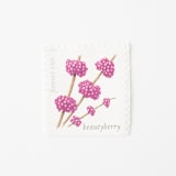 "Winter Beautyberry Forever Stamps // Set of 10 // UNUSED Vintage Stamps" - Postage Stamps in purple by Flourish Fine Writing