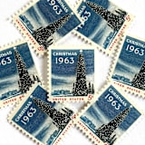 ""Christmas Tree and White House" Postage Stamps | Christmas Issue | Unused USPS Postage 5c | Pack of 20" - Postage Stamps in blue by Heritage Post House