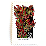 "Indian Paintbrush Postage Stamps | American Wildflower Series | Red Flower | Botanical | Vintage Unused USPS Postage 29c | Pack of 10" - Postage Stamps in red by Heritage Post House