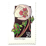 "Desert Five Spot Postage Stamps | American Wildflower Series | Pink Flower | Botanical | Vintage Unused USPS Postage 29c | Pack of 10" - Postage Stamps in pink by Heritage Post House