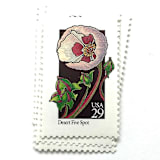 "Desert Five Spot Postage Stamps | American Wildflower Series | Pink Flower | Botanical | Vintage Unused USPS Postage 29c | Pack of 10" - Postage Stamps in pink by Heritage Post House