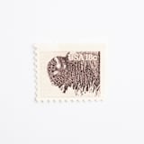 "18 Cent Bison Postage Stamps // Set of 10 // UNUSED Vintage Stamps" - Postage Stamps in beige by Flourish Fine Writing