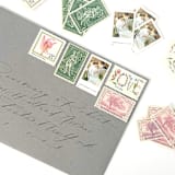 "The Secret Garden Postage Set // Set of 5 // $.83 in postage per set" - Postage Stamps in pink by Flourish Fine Writing
