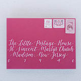 "Pink Postage Collection" - Postage Stamps in pink by Little Postage House