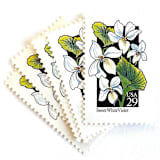 "Sweet White Violet Postage Stamps | American Wildflower Series | White Green Flower | Botanical | Vintage Unused USPS Postage 29c | Pack of 10" - Postage Stamps in white by Heritage Post House