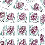 ""Pine Cone" Postage Stamps | Christmas Holidays | Flora and Fauna Series | Unused USPS Postage 29c | Pack of 10" - Postage Stamps in brown by Heritage Post House