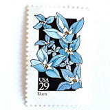 "Bluets Postage Stamps | American Wildflower Series | Blue Flower | Botanical | Vintage Unused USPS Postage 29c | Pack of 10" - Postage Stamps in blue by Heritage Post House