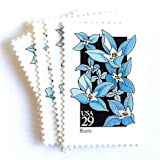 "Bluets Postage Stamps | American Wildflower Series | Blue Flower | Botanical | Vintage Unused USPS Postage 29c | Pack of 10" - Postage Stamps in blue by Heritage Post House