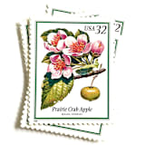 "Prairie Crab Apple Postage Stamps | Flowering Trees | Midwest | Pink Flower | Wedding Stamps | Vintage Unused USPS Postage 32c | Pack of 10" - Postage Stamps in pink by Heritage Post House