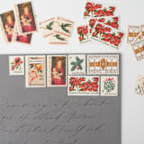 "13 Cent Red Cardinal Postage Stamps // Set of 10 // UNUSED Vintage Stamps" - Postage Stamps in red by Flourish Fine Writing