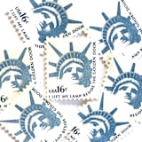 ""Statue of Liberty" Postage Stamps | Americana Series | Unused USPS Postage 16c | Pack of 20" - Postage Stamps in blue by Heritage Post House