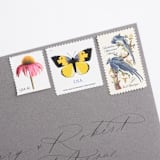 "Forever Dogface Butterfly Stamps // Set of 10 //  1 ounce plus non-machinable // UNUSED Postage" - Postage Stamps in yellow by Flourish Fine Writing