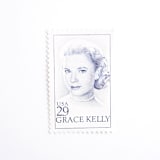 "29 Cent Grace Kelly Postage Stamps // Set of 10 // UNUSED Vintage Stamps" - Postage Stamps in blue by Flourish Fine Writing