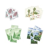 "Golden State Postage Set // Set of 5 // $.78 in postage per set" - Postage Stamps in green by Flourish Fine Writing
