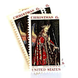 ""Angel Gabriel" Postage Stamps | Christmas Issue | Unused USPS Postage 6c | Pack of 20" - Postage Stamps in red by Heritage Post House