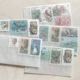 "78 cent . Hawaii vintage postage stamp variety pack . Set of 5" - Postage Stamps in multicolorassorted-colors by Kristen Melchor