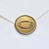 "Football- Customizable Color- Hand-Crafted Wax Seals- Set of 25" - Wax Seals in multicolor by Inkspiringletters