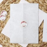 "Custom Pink Bougainvillea Wax Seals | Set of 25" - Wax Seals in pink by Clove and Cedar Design