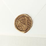 "Flared Peacock- Customizable Color- Set of 25 Hand-crafted Wax Seals" - Wax Seals in multicolor by Inkspiringletters