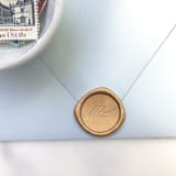 "Small Script Initial Wax Seals, Pack of 50, Customizable" - Wax Seals in multicolorassorted-colors by Abby Choi