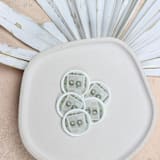 "Green Christmas Wreath Wax Seal for Holiday Cards and Invites | Set of 25" - Wax Seals in green by Clove and Cedar Design