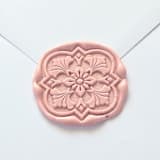 "Moroccan Tile- Customizable Color- Set of 25 Hand-crafted Wax Seals" - Wax Seals in multicolor by Inkspiringletters