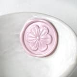 "Cherry Blossom 3D Wax Seal Pack of 10, Customizable" - Wax Seals in multicolorassorted-colors by Abby Choi