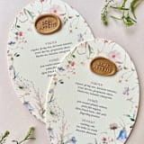 "Bon Appétit Menu Wax Seal Sticker_Antique Gold, Pack of 10" - Wax Seals in gold by Eva Tadros