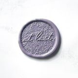 "At Last in Lavendar, Pack of 10" - Wax Seals in purple by Abby Choi