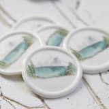 "Adventure Mountain Vellum and White Wax Seals | Set of 25" - Wax Seals in multicolor by Clove and Cedar Design
