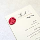 "Watermelon Slice- Hand-crafted Wax Seals - Customizable Color- Set of 25" - Wax Seals in multicolor by Inkspiringletters