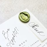"Artichoke- Hand-crafted Wax Seals - Customizable Color- Set of 25" - Wax Seals in multicolor by Inkspiringletters