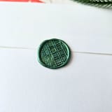 "Plaid- Customizable- Set of 25  Hand-crafted Wax Seals" - Wax Seals in multicolorassorted-colors by Inkspiringletters