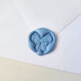 "Bow - Customizable Color- Set of 25  Hand-crafted Wax Seals" - Wax Seals in multicolor by Inkspiringletters