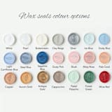 "Custom Color and Initials Self Adhesive Wax Seal Sticker | Set of 10" - Wax Seals in gold by Self Stationery