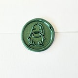 "Gnome Alone- Customizable Color- Set of 25 Hand-crafted Wax Seals" - Wax Seals in multicolor by Inkspiringletters